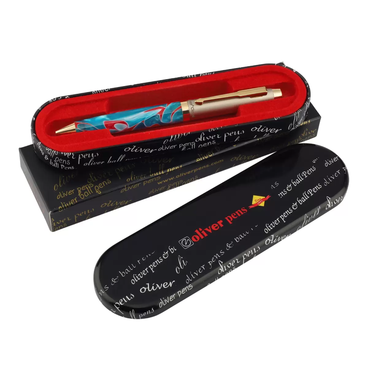 Oliver Cloud Acrylic G Ball Pen With T Box B
