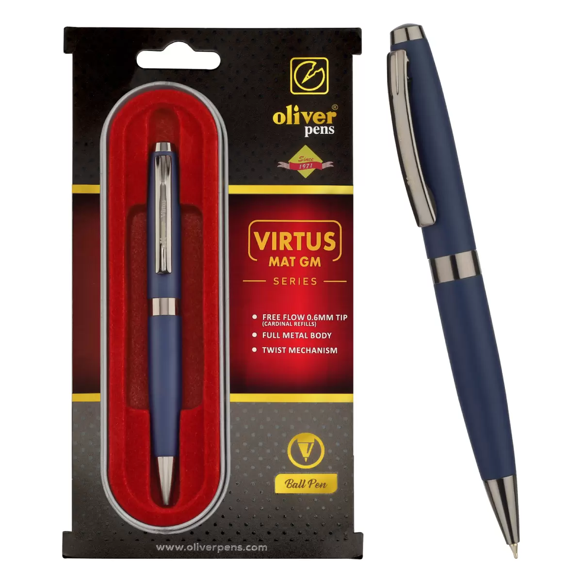 Oliver Virtus Mat GM Ball Pen